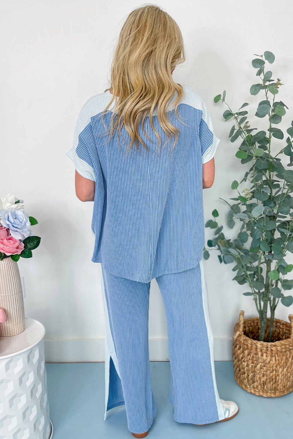 Blue Color Block Set
