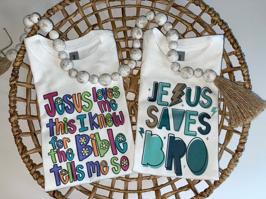 Jesus Saves Bro Graphic