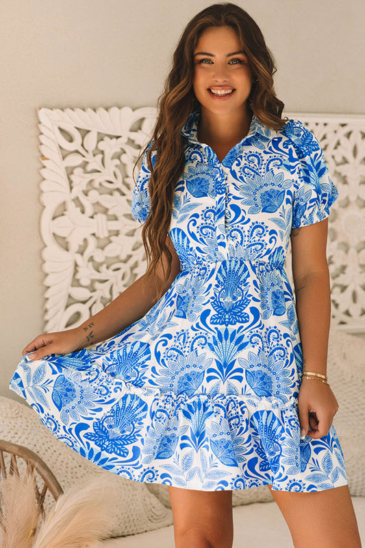 Into the Sky Blue Dress