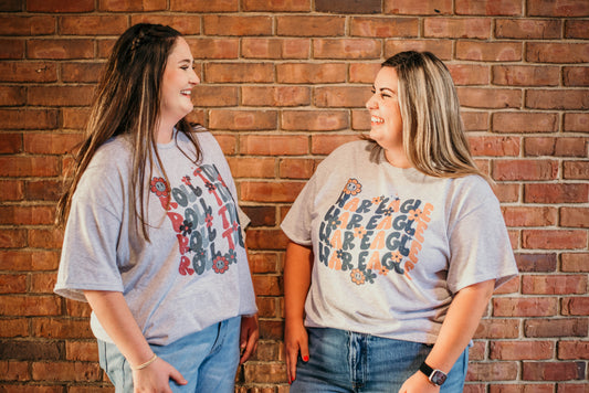 Retro Daisies Roll Tide + War Eagle Tee