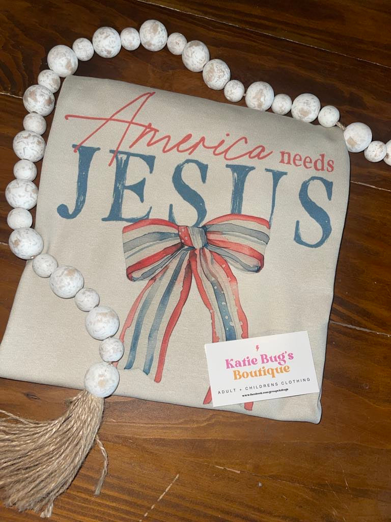 America Needs Jesus Graphic