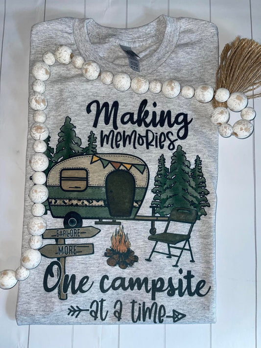 Making Memories One Campsite At A Time Graphic