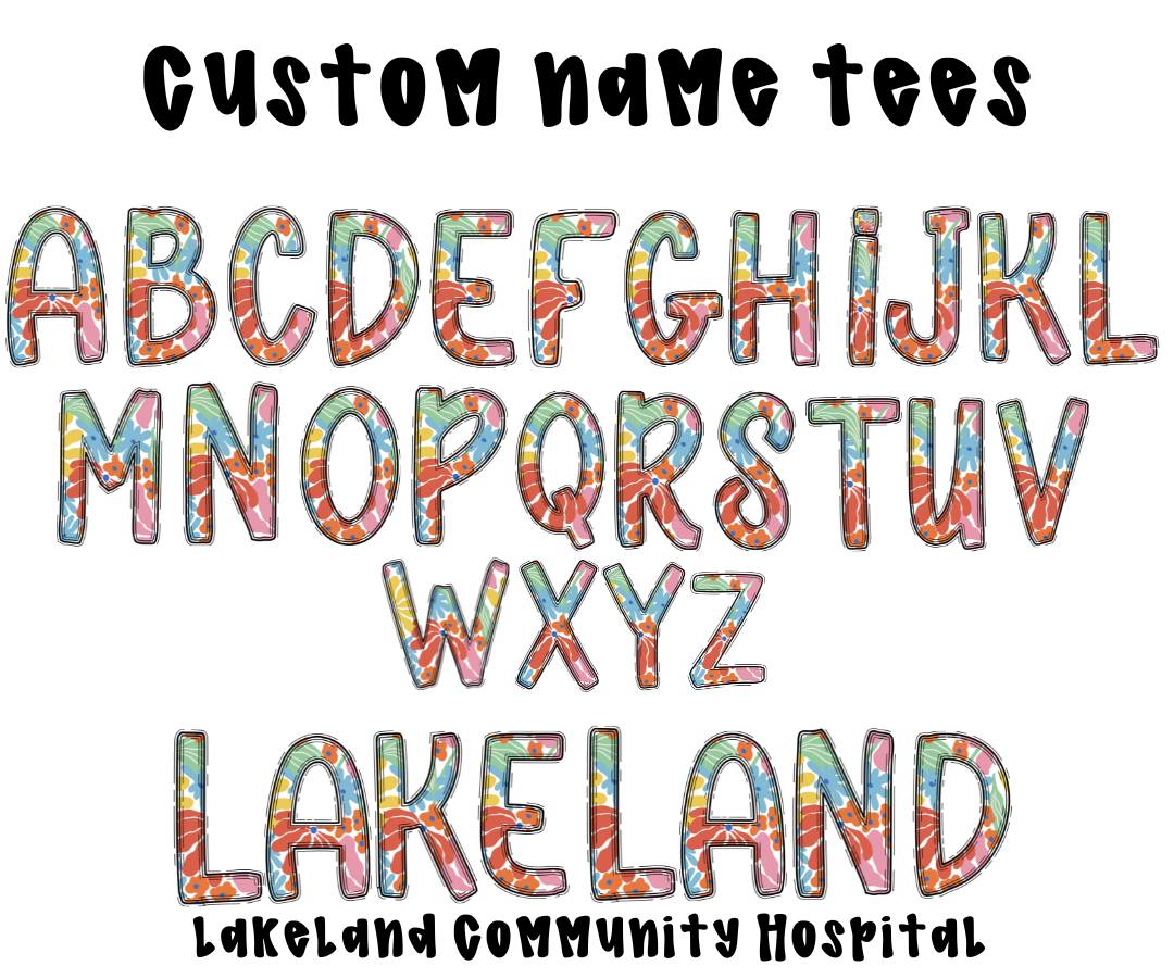 Custom Name/Business Tees