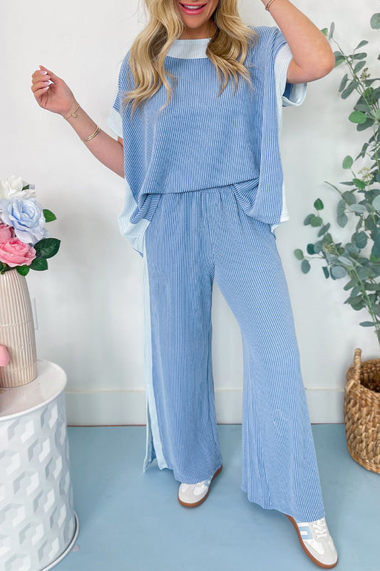 Blue Color Block Set