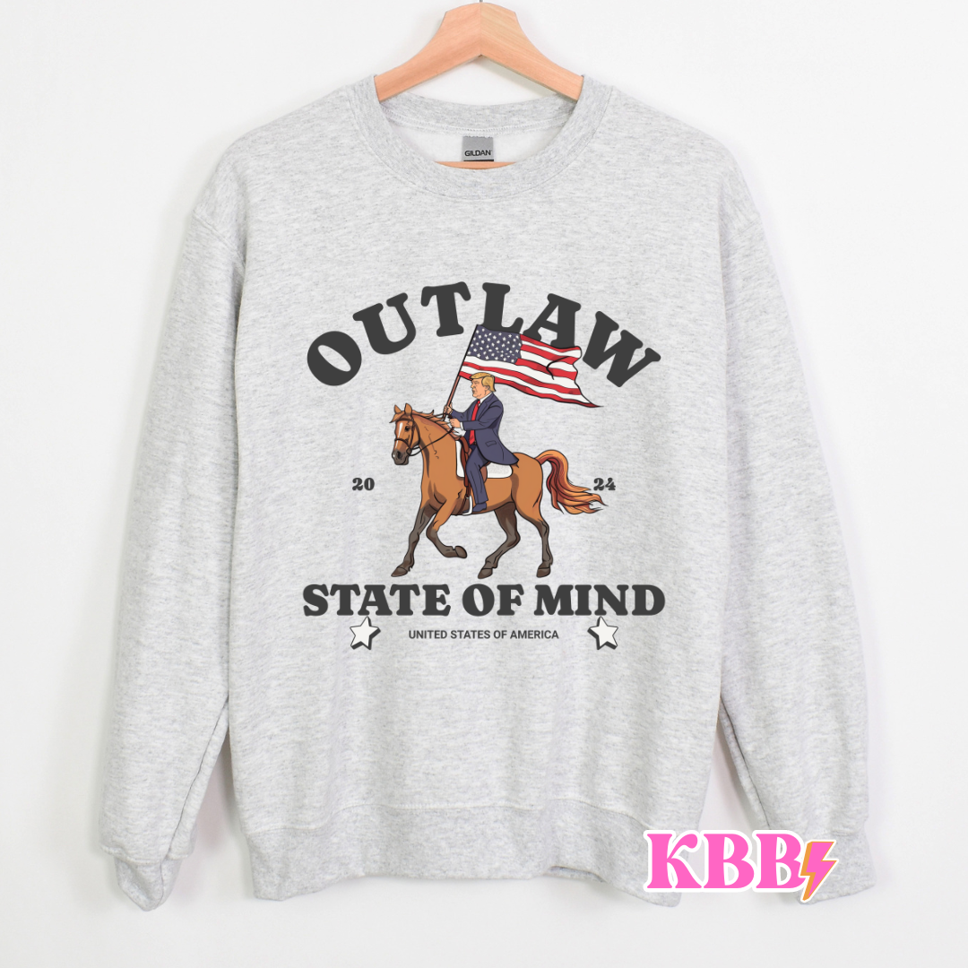 Outlaw State of Mind Patriotic Graphic