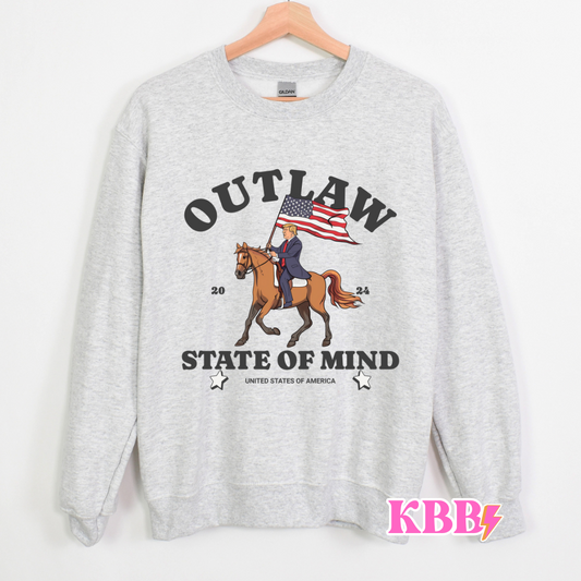 Outlaw State of Mind Patriotic Graphic