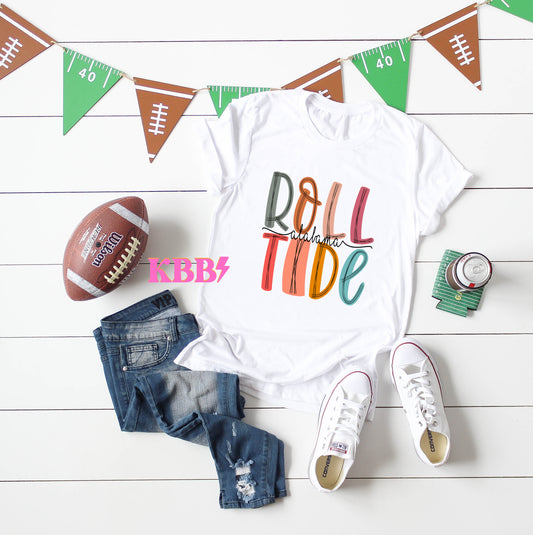 Roll Tide Boho Graphic