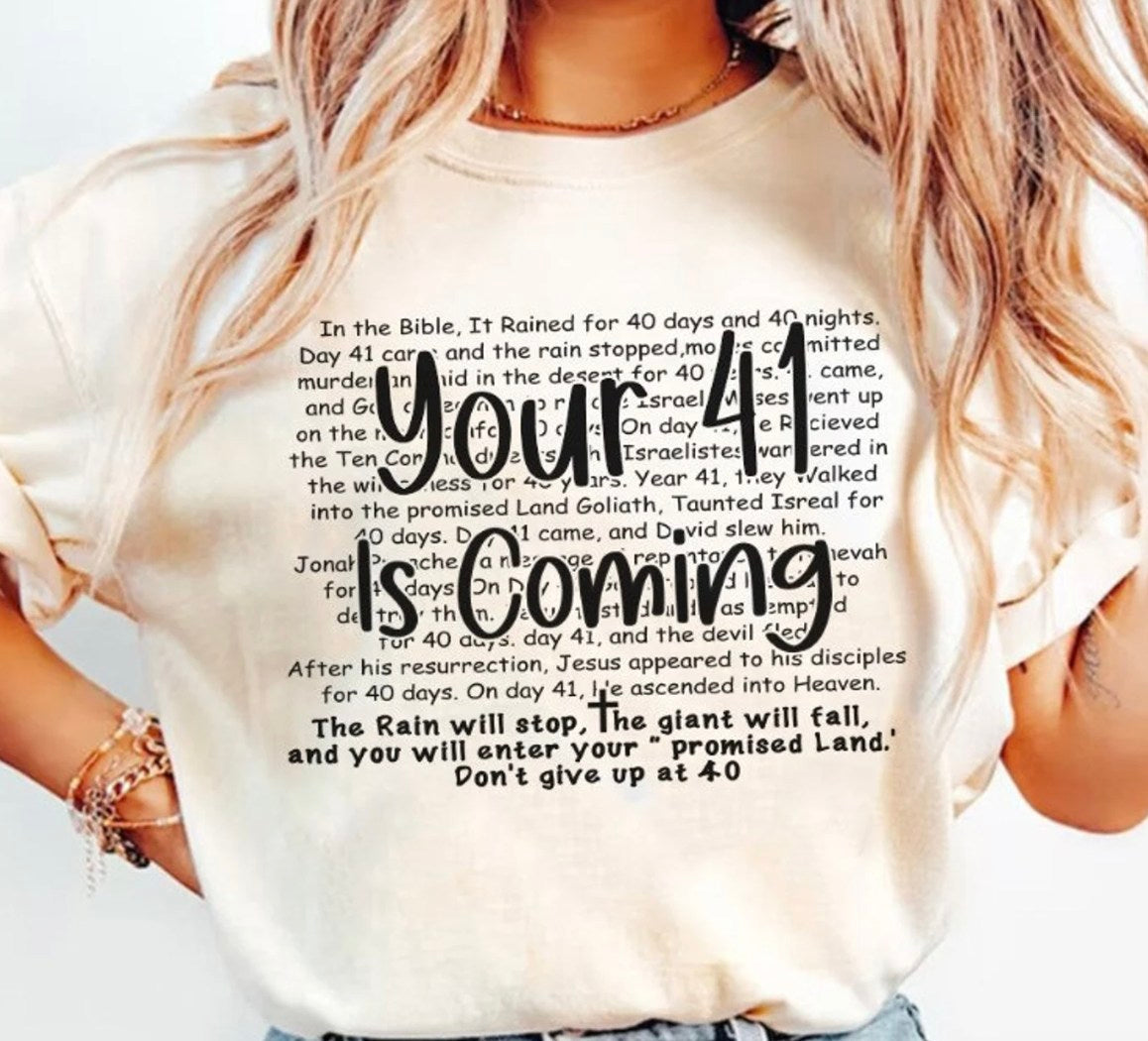 Your 41 is Coming